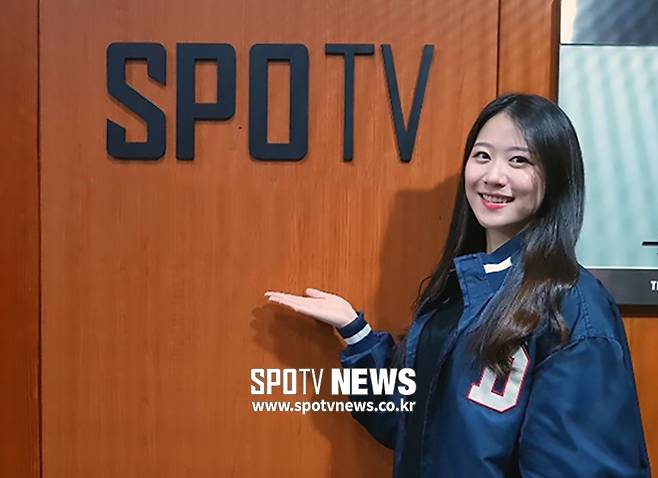 ▲ 한가현 베어스포티비 리포터가 스포티비뉴스와 인터뷰를 진행했다. ⓒ 상암동, 스포티비뉴스