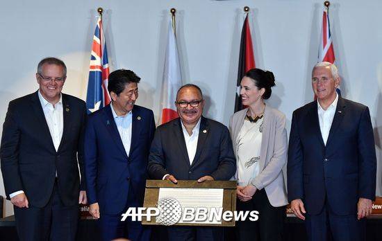 미국은 일본, 뉴질랜드, 호주와 부건빌에 인터넷과 전력망 공급을 위한 파트너십을 맺었다. /AFPBBNews=뉴스1