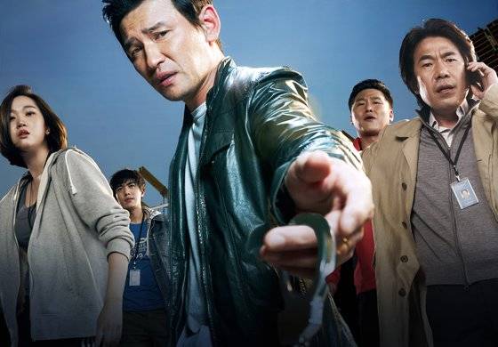 영화 '베테랑' 포스터. 배우 황정민이 재벌 3세 범죄를 추적하는 베테랑 형사 역을 맡았다. [영화사 제공]