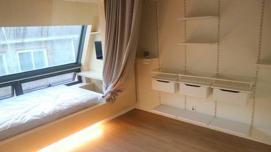 4층 '노마드(유목민)' 컨셉의 세대 내부. <이상현 기자>