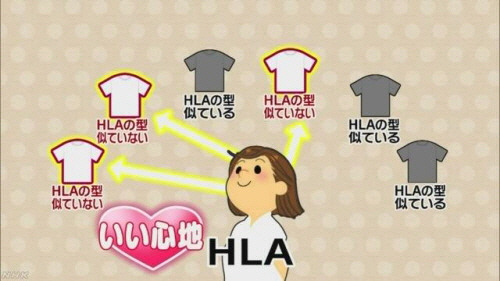 궁합이 맞는 정도는 ‘HLA’의 다르기가 약 70% 정도 되면 ‘궁합이 좋은 것’이라고 전해졌다. NHK 방송화면 캡처
