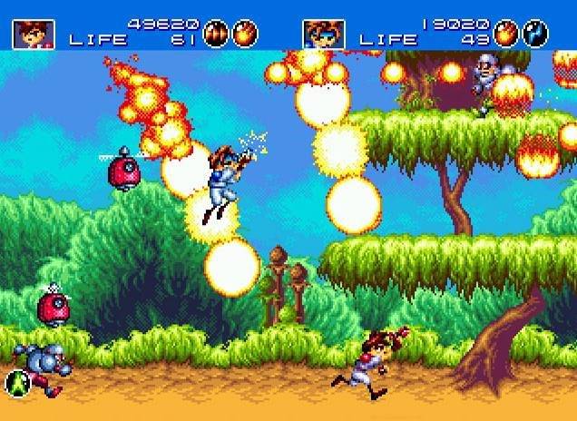 (메가드라이브 최고의 게임 건스타 히어로즈가 이곳에!)