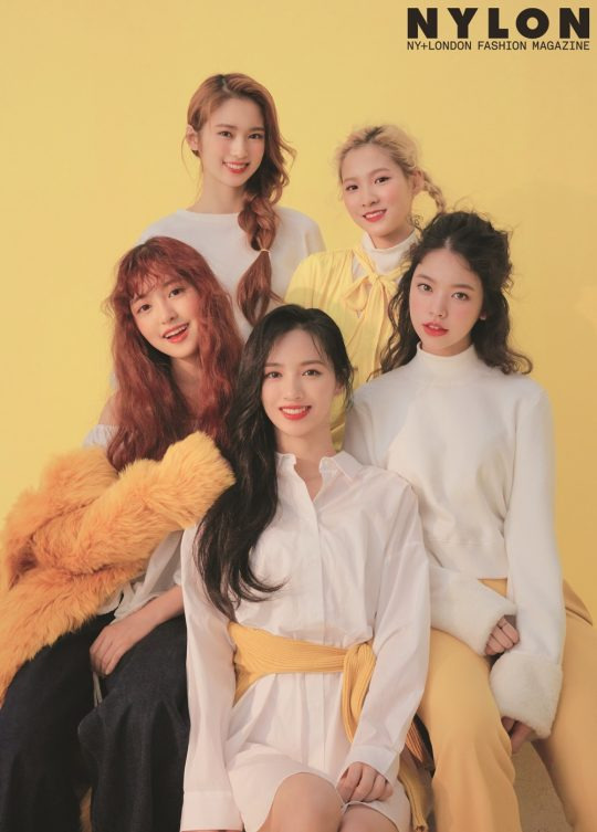 그룹 체리블렛 메이(11시 방향부터 시계 방향)레미, 린린, 지원, 미래. / 사진제공=나일론