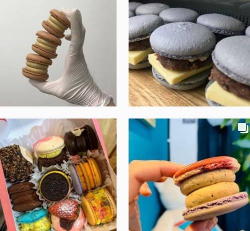 인스타그램에서 '#뚱카롱'으로 검색되는 게시물 사진 [인스타그램 캡처]