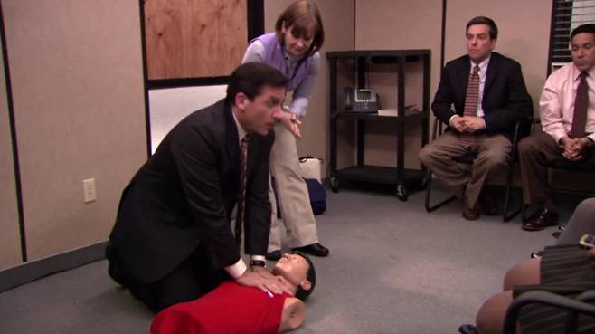미국 시트콤 ‘디 오피스’(The Office)의 한 장면
