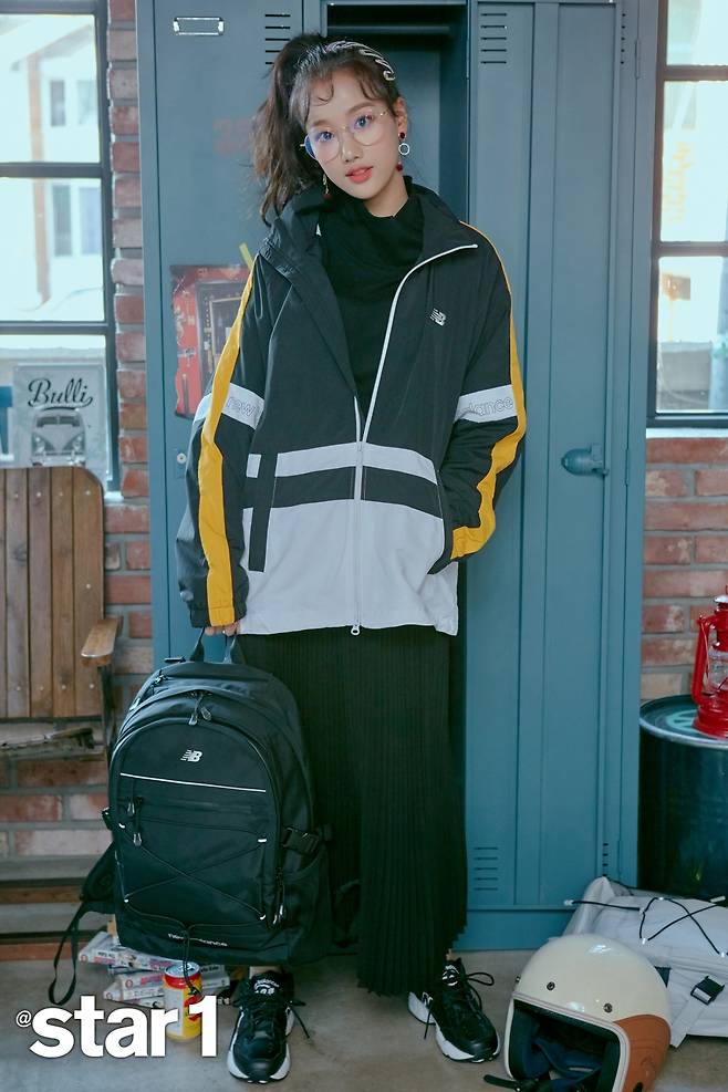 그룹 에이프릴 나은/사진제공=뉴발란스