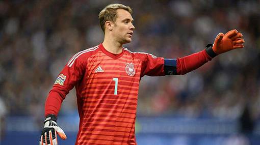 발 잘 쓰는 골키퍼로 유명한 마누엘 노이어. 사진출처｜독일 축구 국가대표팀 공식 페이스북