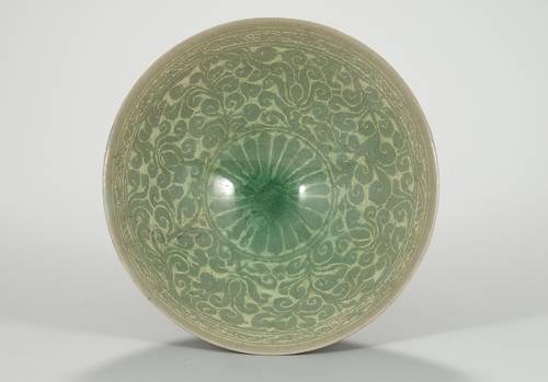 청자 상감당초문 완 [국립중앙박물관 제공]