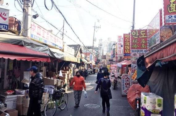 서울시 영등포구 대림동 중앙시장 일대 [사진=김홍범 기자]