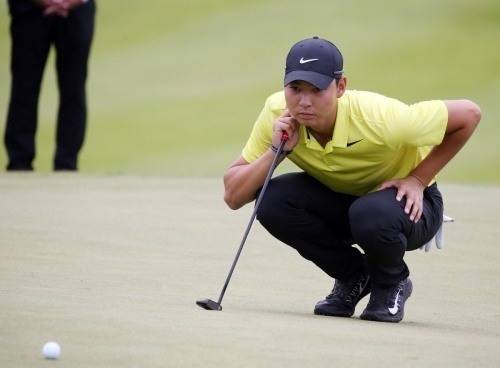사우디 인터내셔널 최종일 7언더파를 몰아쳐 단독 4위에 오른 이민우.[헤럴드스포츠DB]