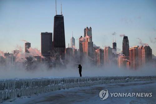 미국 시카고 도심 미시간호변 [AFP=연합뉴스]
