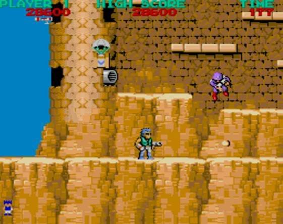 (바이오닉 코만도 오락실 버전)