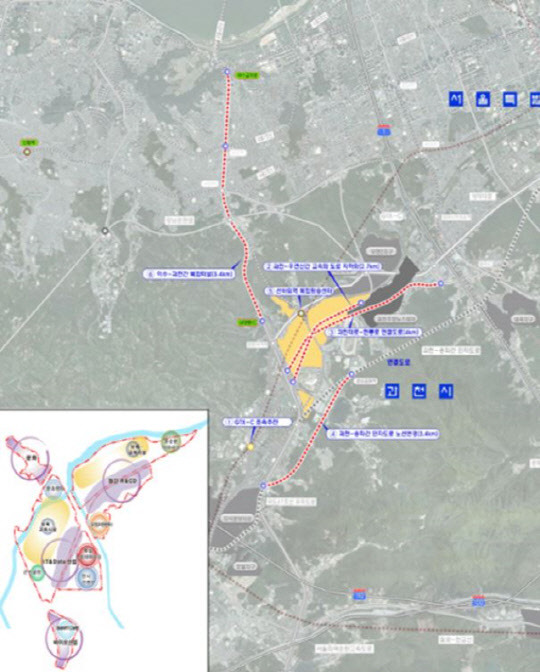 수도권 3기 신도시 과천시 일대 개발계획. <국토교통부 제공>
