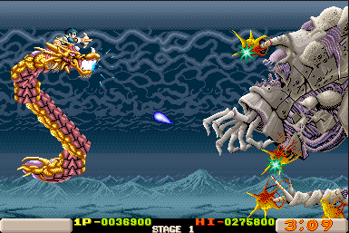 (기본적으로는 용을 타고 싸우는 게임)