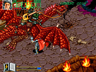 (다크씰2의 한장면. 거대한 레드 드래곤을 타고다니다니…)