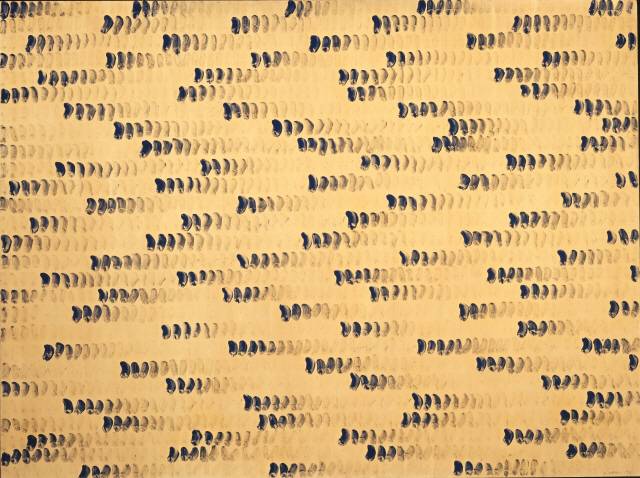 이우환 ‘점으로부터’ 1973년, 캔버스에 석채, 194x259cm /사진제공=국립현대미술관