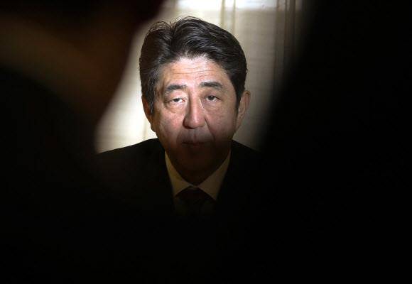 아베 신조 일본 총리. 로이터 연합뉴스