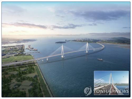 인천 제3연륙교 조감도 [인천경제자유구역청 제공]