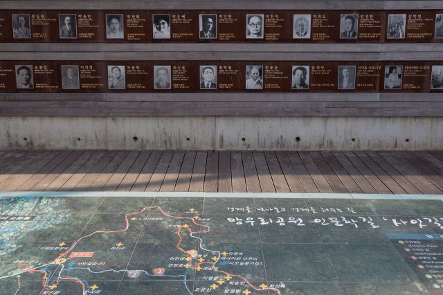 독립운동가들을 기리는 망우리공원 조형물. /사진=한국관광공사