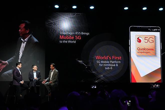 G8 씽큐와 V50 씽큐에 쓰인 퀄컴 스냅드래곤 855 프로세서는 기존 대비 성능이 대폭 강화됐다.