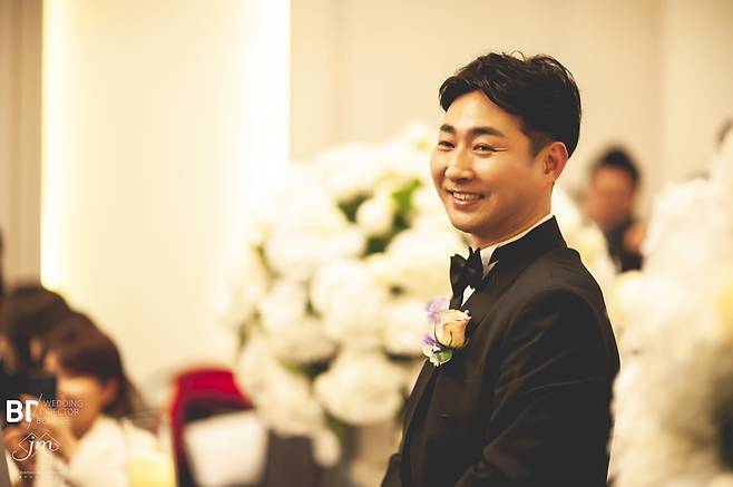 ▲ 영턱스클럽 최승민의 결혼식 사진이 공개됐다. 제공|해피메리드컴퍼니