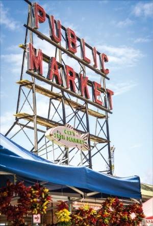 110년 역사의 전통시장 ‘파이크 플레이스 마켓’.