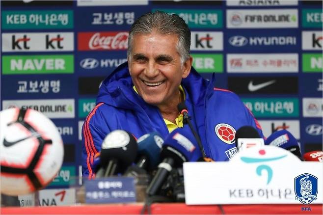 카를로스 케이로스 감독. (사진=대한축구협회 제공)