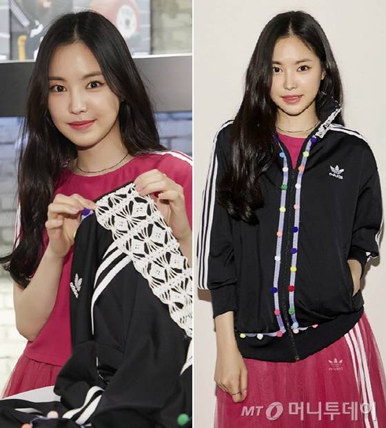 그룹 에이핑크 손나은/사진제공=아디다스