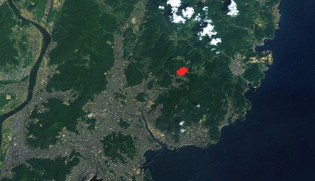 해운대 지역 산불 상황 / FIRMS NASA