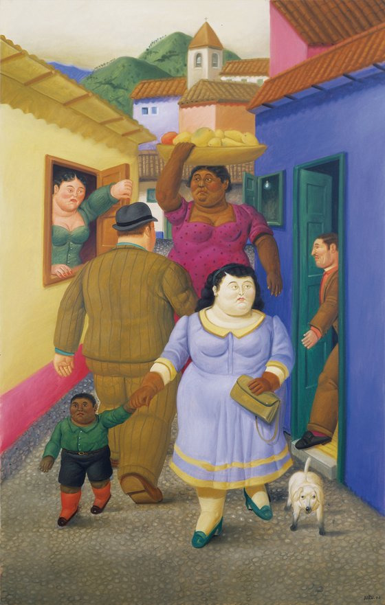 거리(La Calle, The Street, 2000), Fernando Botero. [중앙포토]