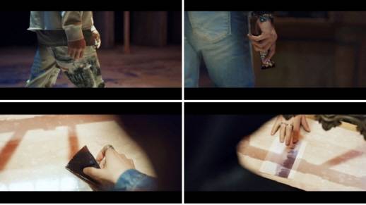 방탄소년단 ‘러브유어셀프 기승전결’ 앨범 3부작 중 ‘승’에 해당하는 ‘티어’ 앨범 수록곡 ‘fake love’의 티저 영상. 영상에서는 인이어와 초코바, 거울, 풀꽃수목원 사진 등 멤버 각자가 지니고 있는 트라우마로 상징되는 물건을 매직샵에 찾아가 다른 물건으로 교환해가는 장면들이 담겨 있다. (사진=방탄소년단 Fake love 티저 영상 캡쳐)