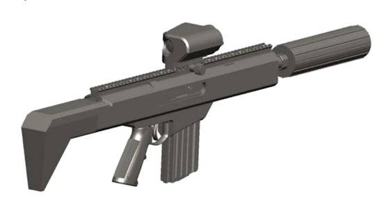 미 육군이 NGSW 사업을 발표하면서 제시한 NGSW의 콘셉트 그래픽. 이 디자인이 결정된 것은 아니다. 다만 이런 콘셉트의 소총이 필요하다는 걸 보여준다. [자료 미 육군]