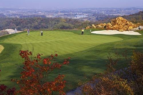 마운틴코스 3번홀 그린(사우스스프링스 사진).