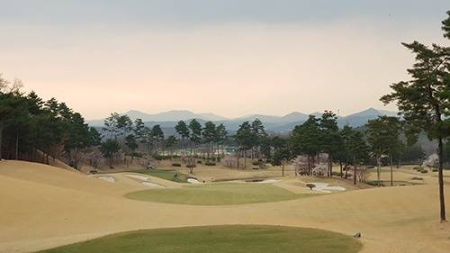 레이크코스 3번홀.