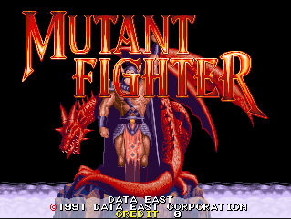 (데이타 이스트에서 내놓은 이색 대전 게임 ‘뮤탄트 파이터’)