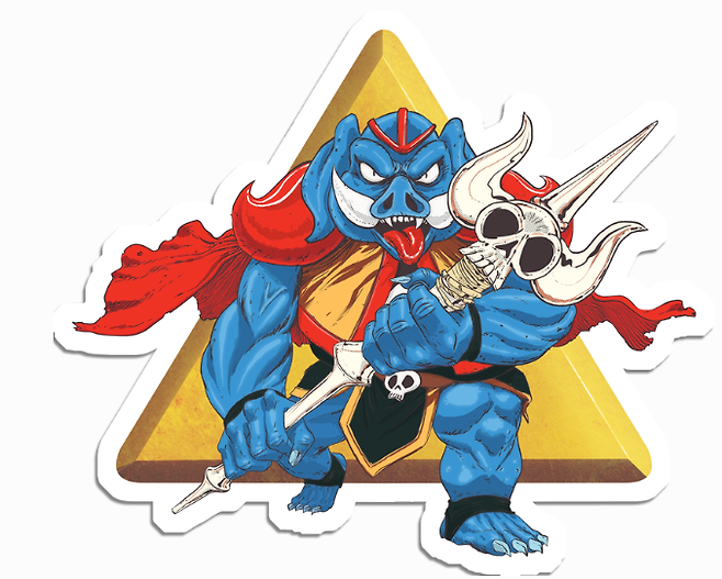 (가논! 돼지하면 삼지창을 연상케하는것은 젤다시리즈도 동일한가보다. 결국 저팔계인가..)