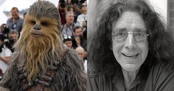 왼쪽 사진은 지난해 프랑스 칸 영화제 행사장에서 스타워즈 캐릭터 '츄바카'모습으로 참석한 메이휴. [EPA, 피터 메이휴 재단 홈페이지 캡처=연합뉴스]