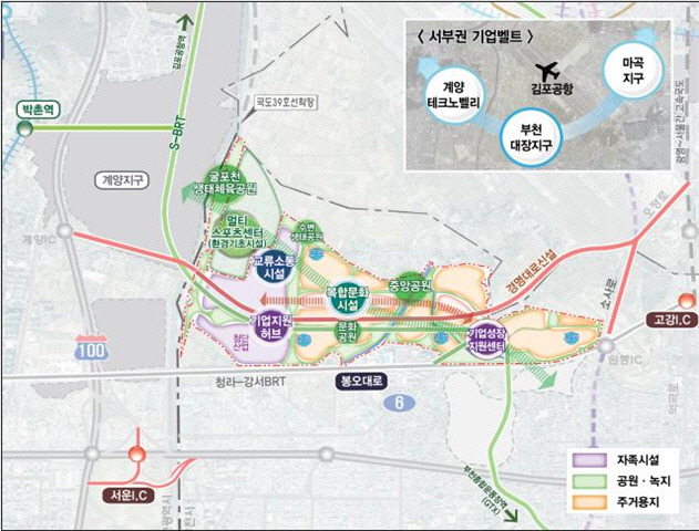 부천 대장지구 개발구상안.(국토교통부 제공)
