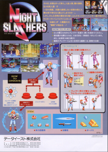 (데이타 이스트의 수작 나이트 슬래셔스)