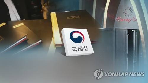 국세청 유흥업소 세무조사 (CG) [연합뉴스TV 제공]