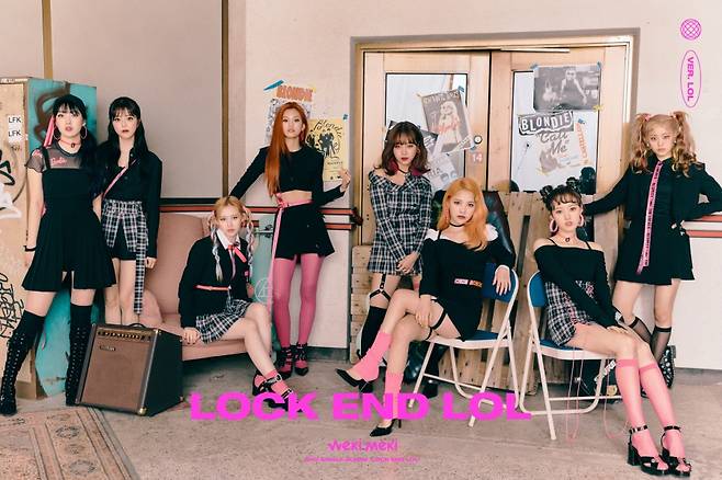 ▲ 위키미키가 14일 오후 쇼케이스를 개최하고 7개월 만의 컴백을 알렸다. 제공| 판타지오뮤직