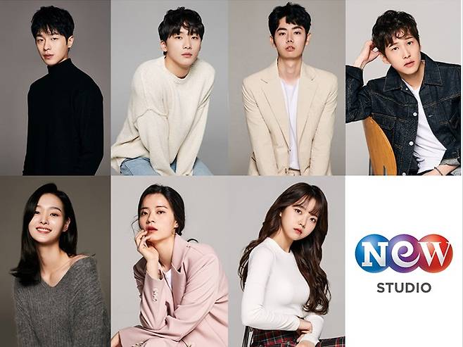왼쪽 위부터 시계방향 권혁, 박성준, 김정우, 안세원, 정선경, 이소영, 도은비 / 사진=NEW 제공