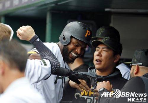 피츠버그 타선은 이날 홈런 4개를 때리며 폭발했다. 사진(美 피츠버그)=ⓒAFPBBNews = News1