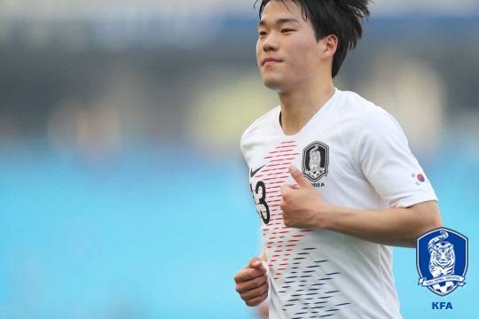 한국 U-20 축구대표팀 이규혁. 사진=대한축구협회