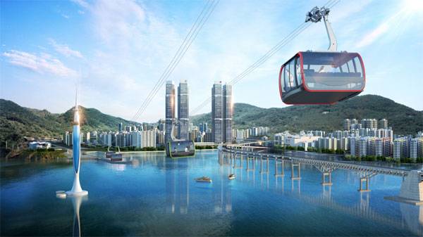 `부산해상케이블카` 조감도.