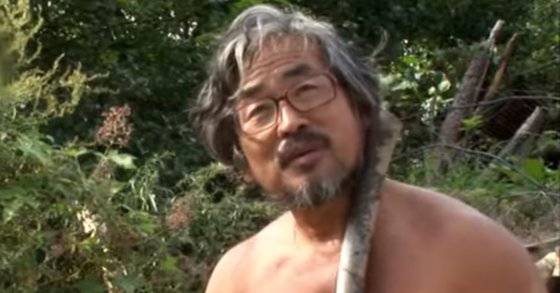 2012년 SBS '순간포착 세상에 이런일이'에 자연인 김씨돌로 출연한 김용현씨. [SBS]