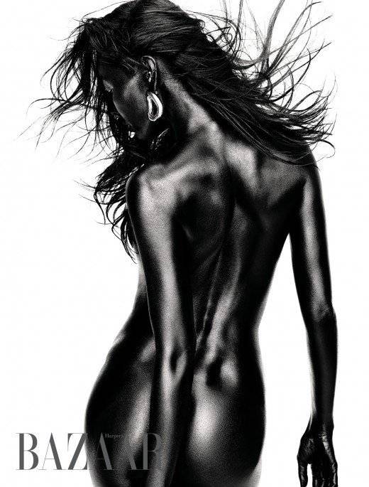 ▲ 모델 한혜진. 출처ㅣ하퍼스바자, 한혜진 인스타그램