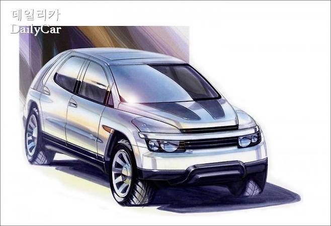 손 그림 렌더링 완성 이후에 약간의 디지털 도구를 썼다