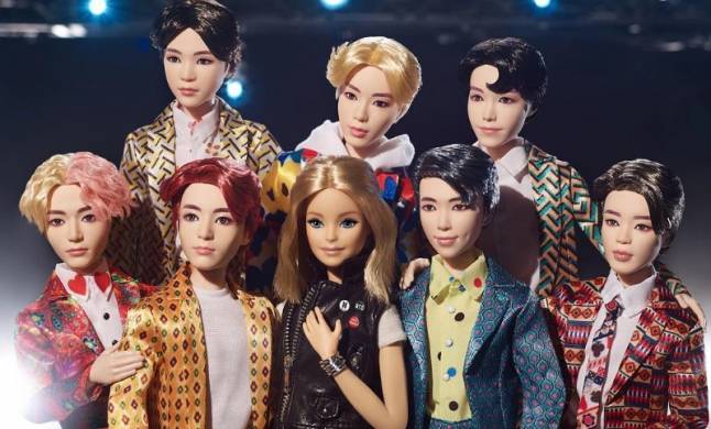 마텔이 이르면 7월 말쯤 선보이는 BTS 피규어 [사진=마텔 공식 인스타그램 캡쳐]