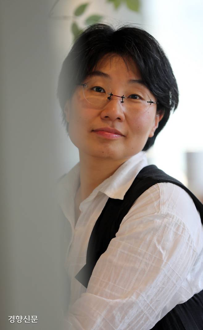 SF 작가 김보영. 김영민 기자